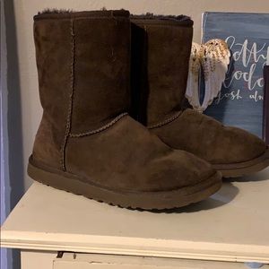 DARK BROWN UGG BOOTS
